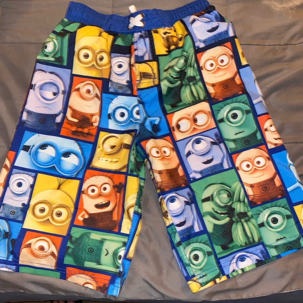 Minions Boys Swim Trunks Size 12